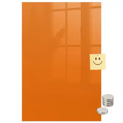 Tableau aimanté orange