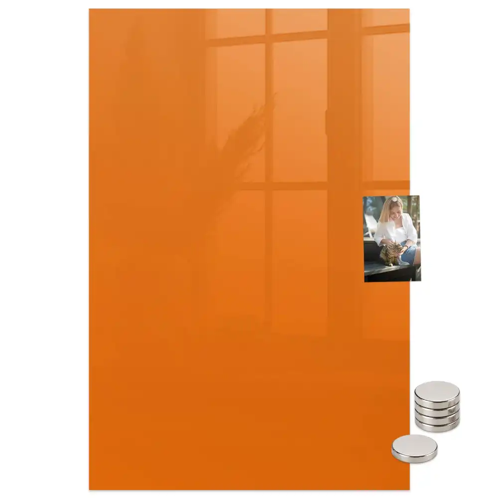 Tableau aimanté orange