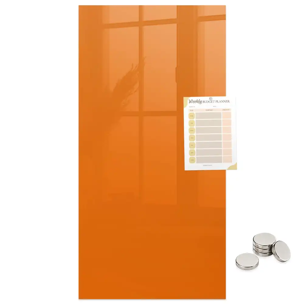 Tableau aimanté orange