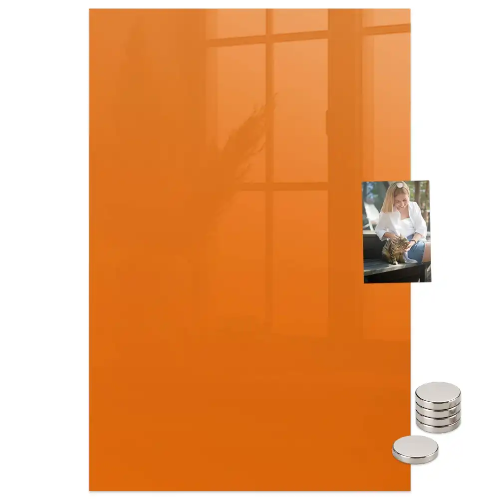 Tableau aimanté orange