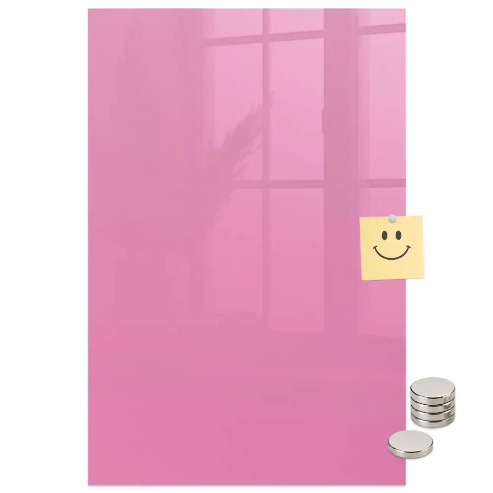 Tableau magnétique mural rose