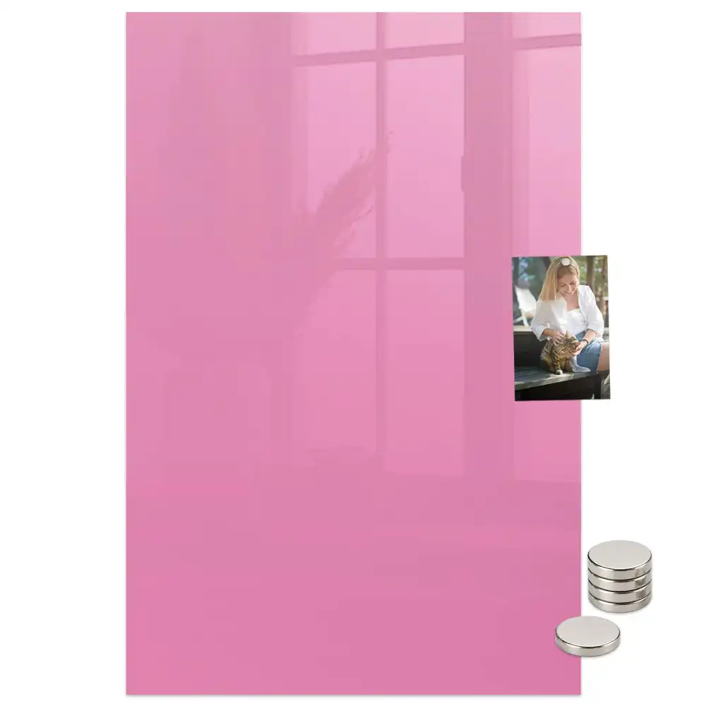 Tableau magnétique mural rose