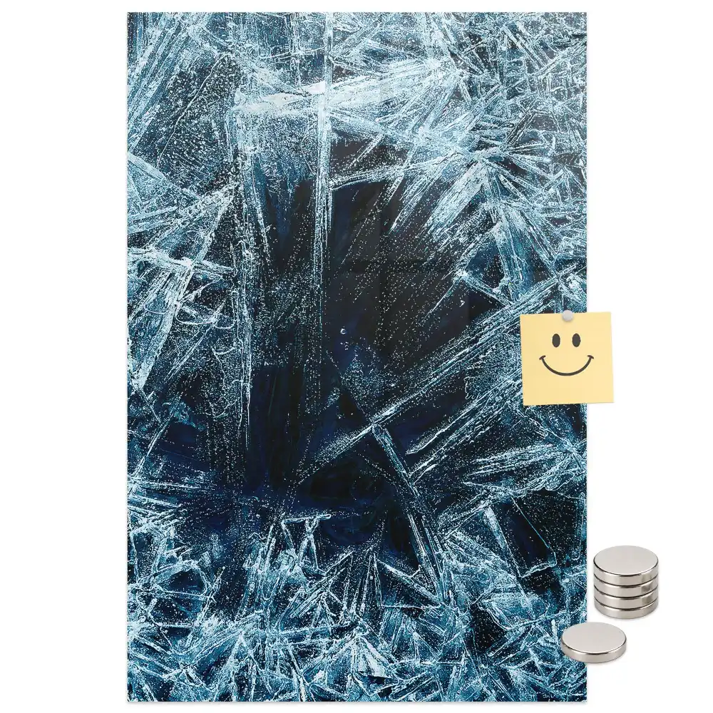 Tableau magnétique décoratif motif calotte glaciaire