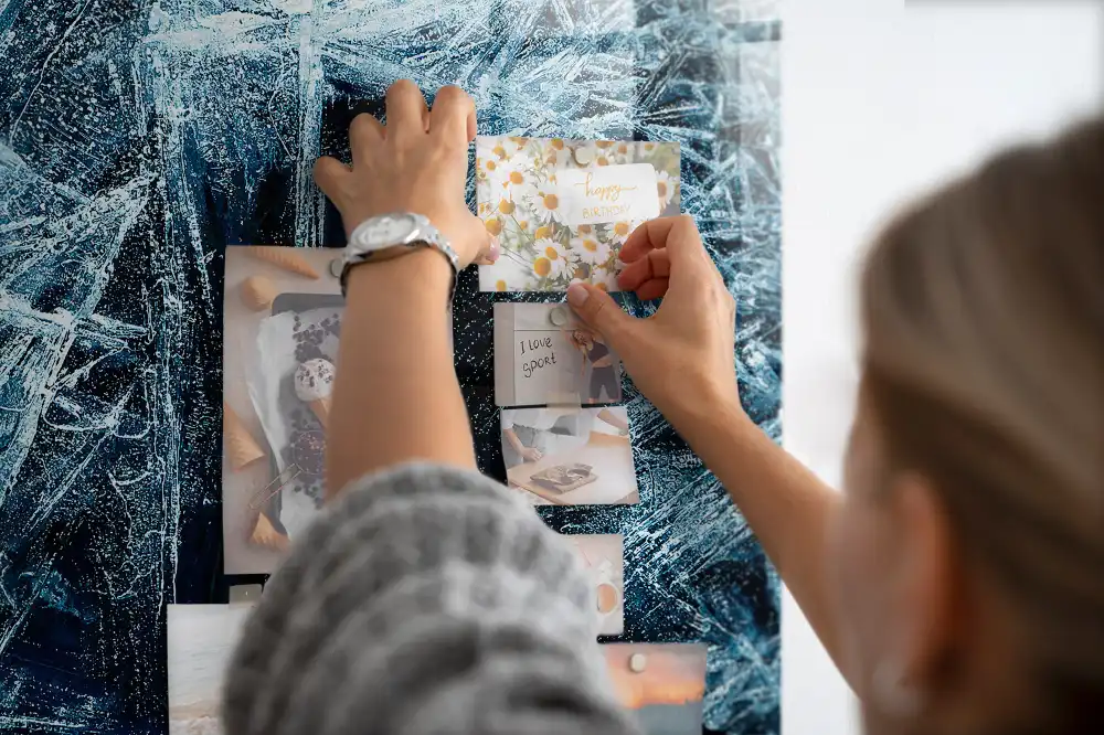 Tableau magnétique décoratif motif calotte glaciaire