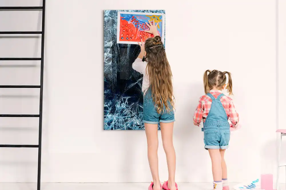 Tableau magnétique décoratif motif calotte glaciaire