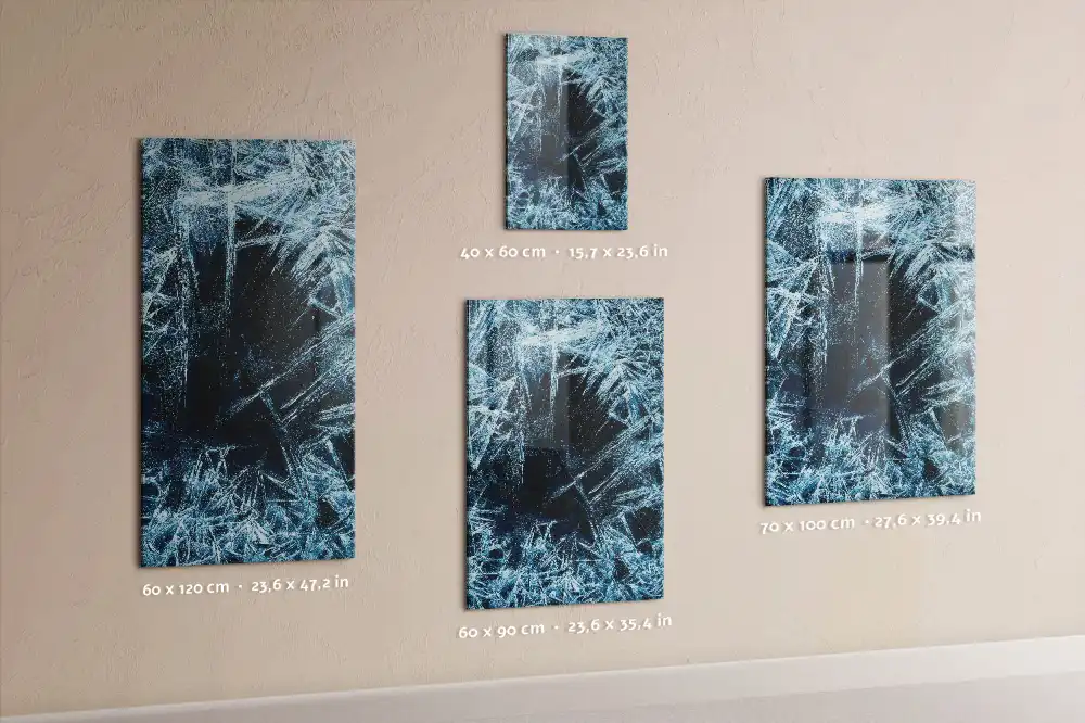 Tableau magnétique décoratif motif calotte glaciaire