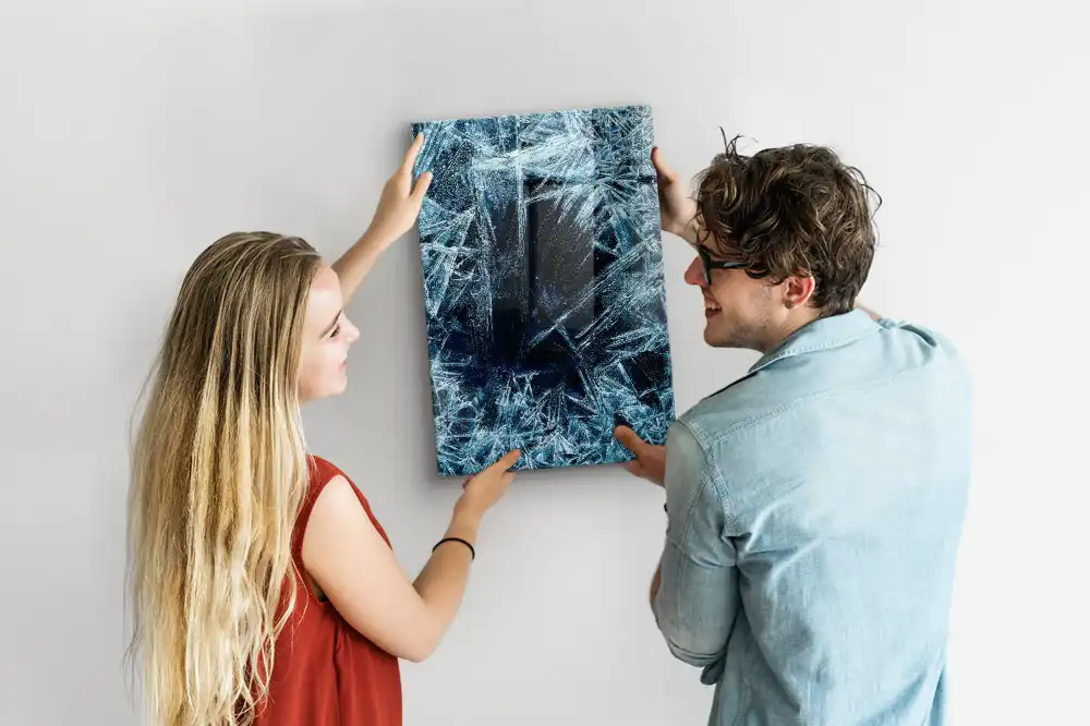 Tableau magnétique décoratif motif calotte glaciaire