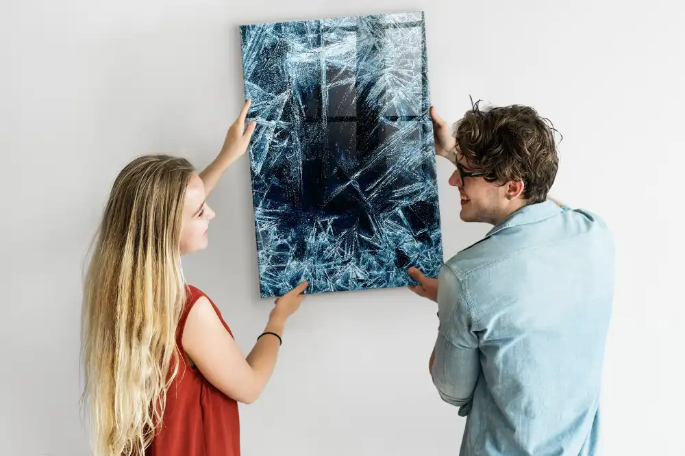 Tableau magnétique décoratif motif calotte glaciaire