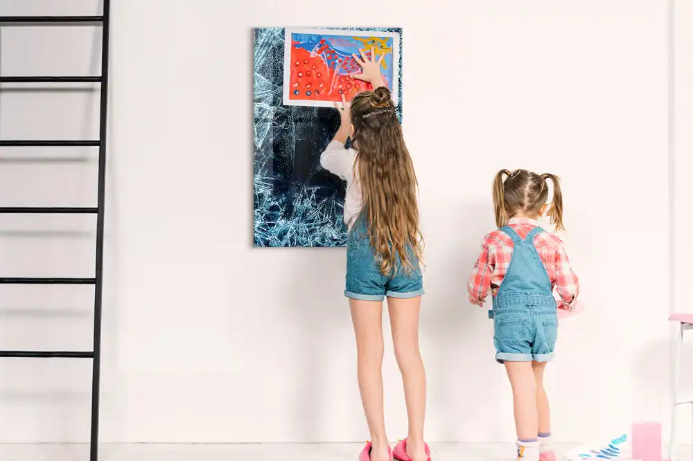 Tableau magnétique décoratif motif calotte glaciaire