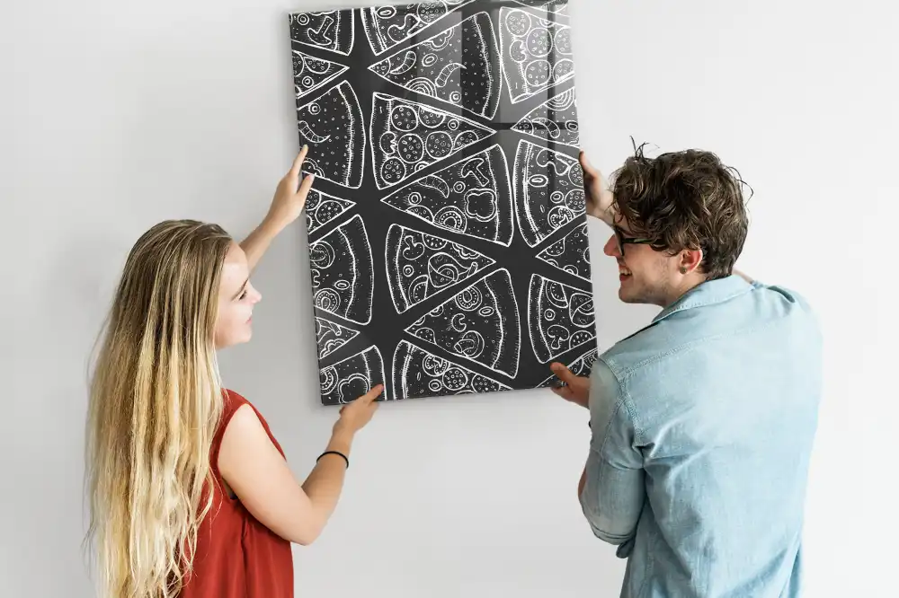Tableau magnétique graphique de pizza
