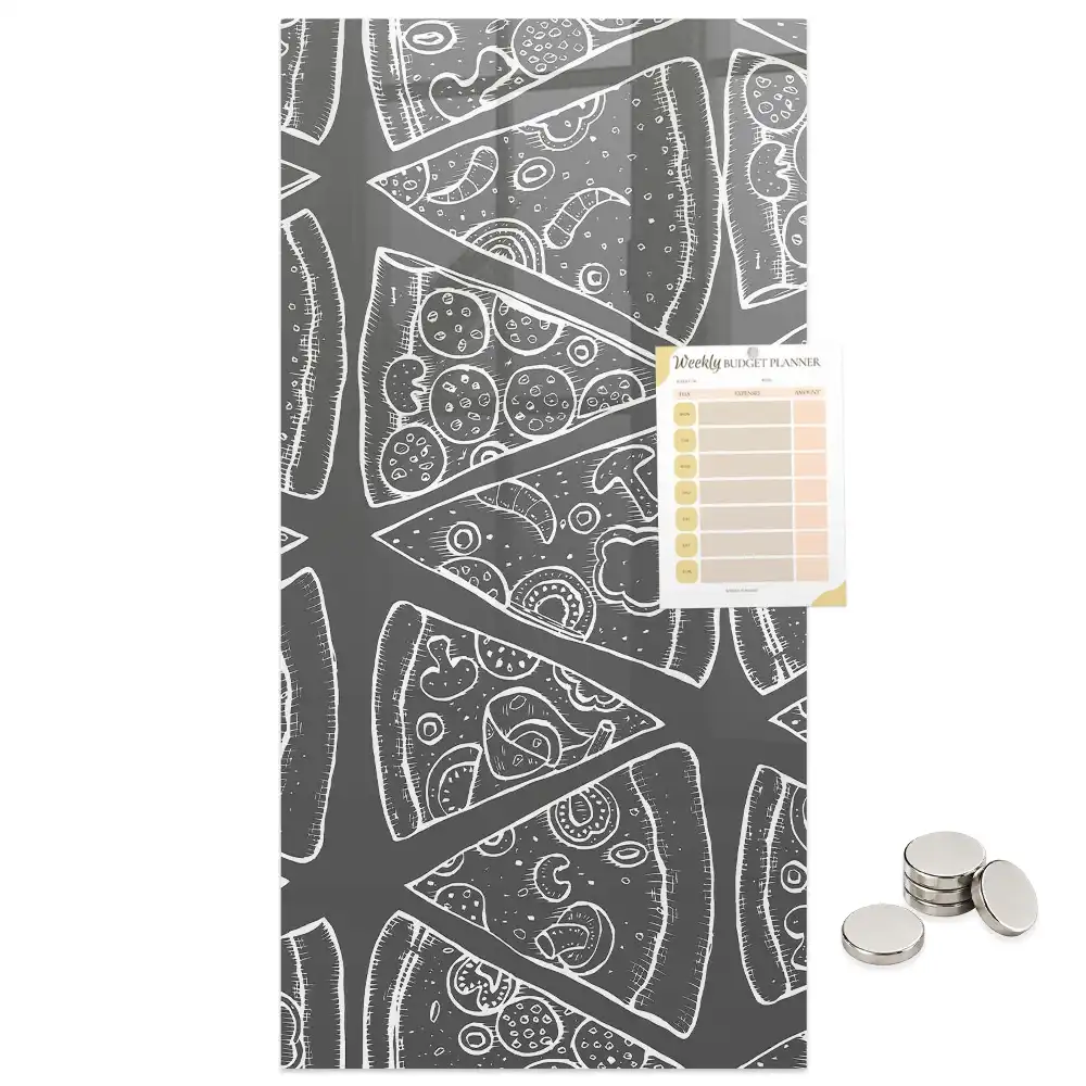 Tableau magnétique graphique de pizza