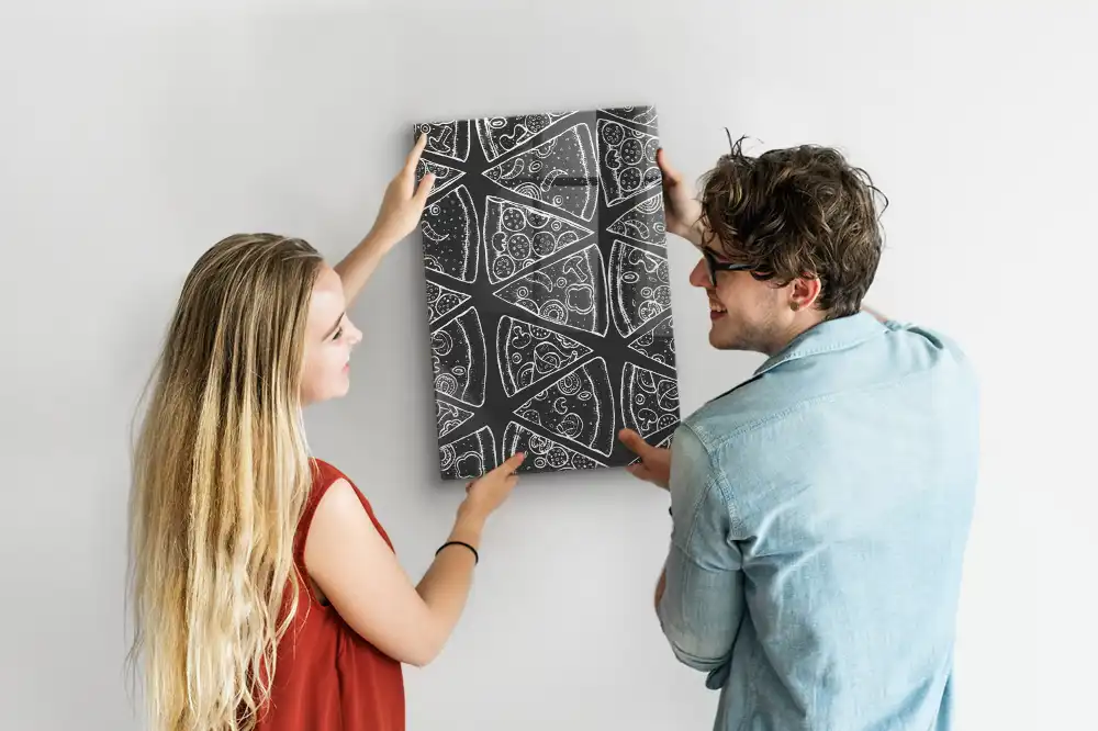 Tableau magnétique graphique de pizza