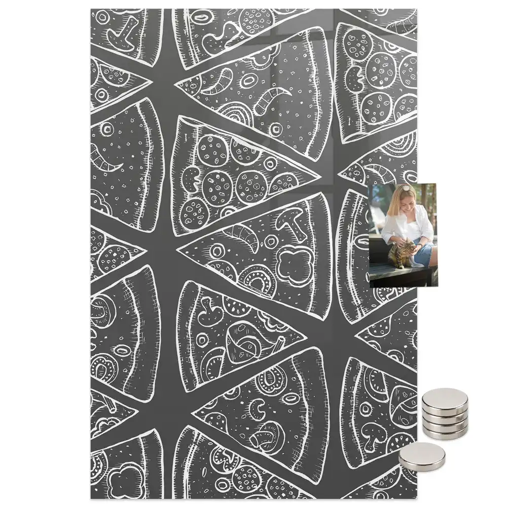 Tableau magnétique graphique de pizza