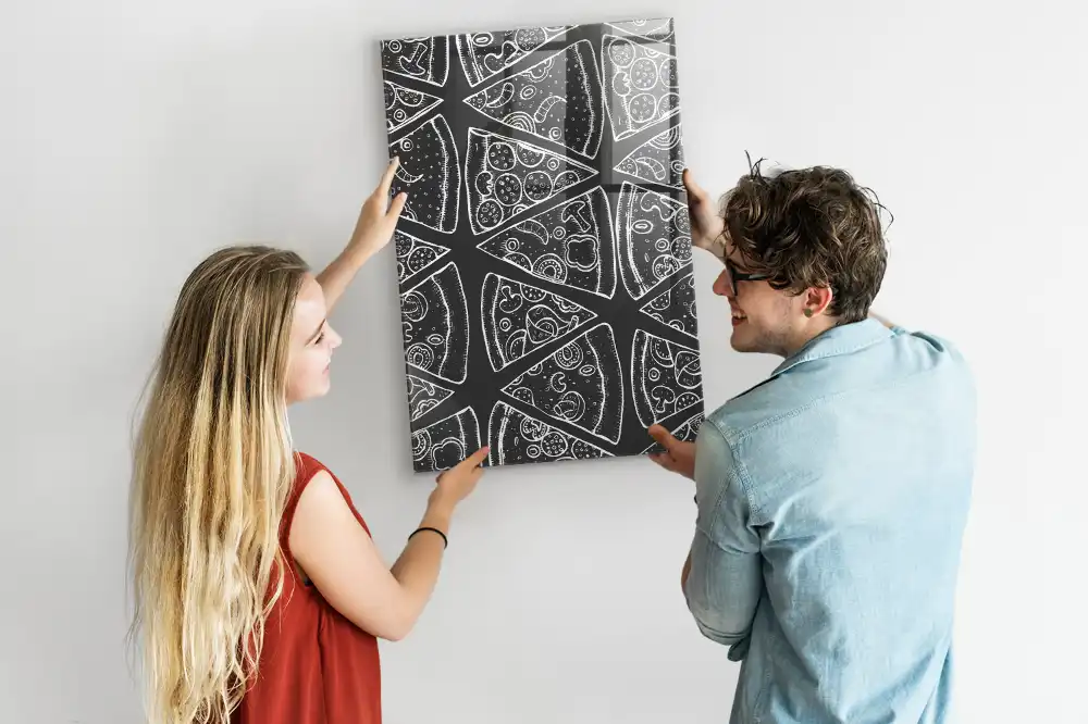 Tableau magnétique graphique de pizza
