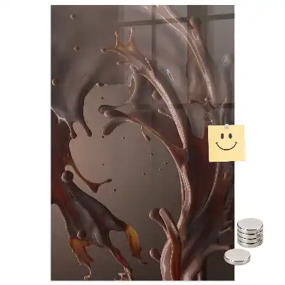Tableau magnétique décoratif lait au chocolat