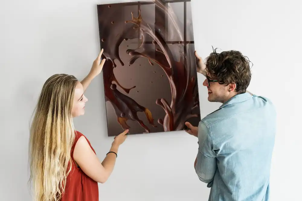 Tableau magnétique décoratif lait au chocolat