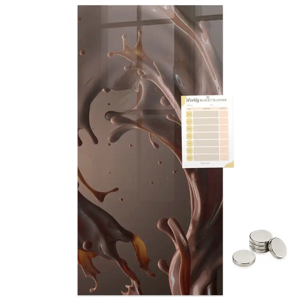 Tableau magnétique décoratif lait au chocolat