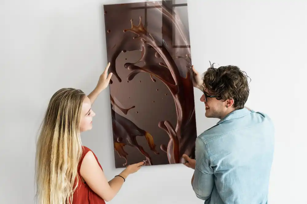 Tableau magnétique décoratif lait au chocolat