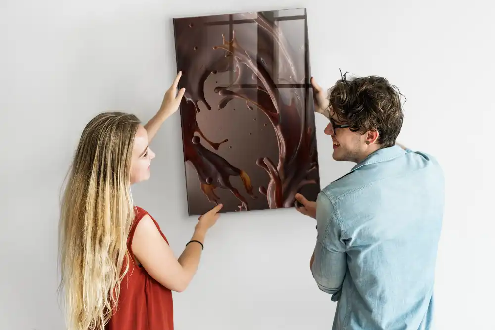 Tableau magnétique décoratif lait au chocolat