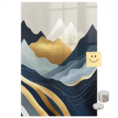 Tableau magnétique mural paysage abstrait
