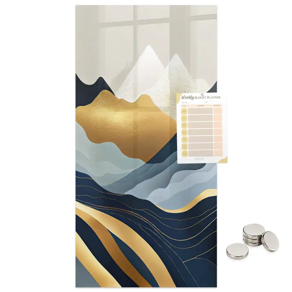 Tableau magnétique mural paysage abstrait