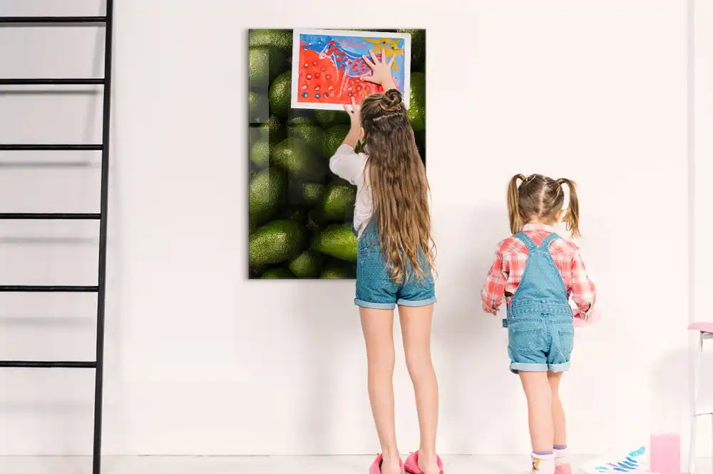 Tableau magnétique avocat mûr