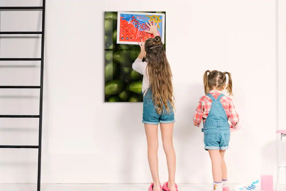 Tableau magnétique avocat mûr