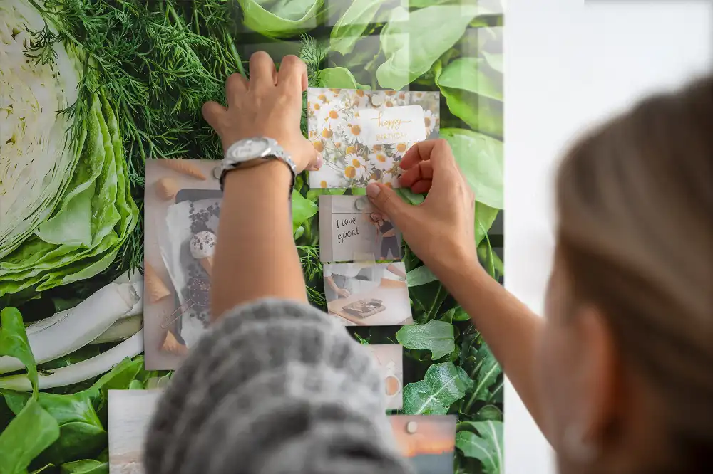 Tableau magnétique mural laitue fraîche