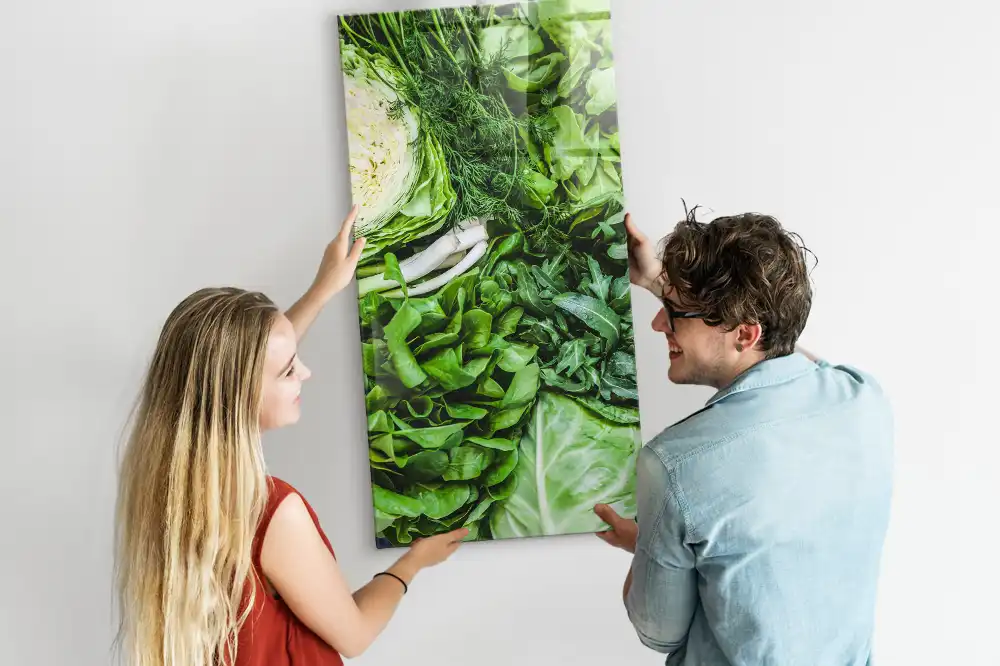 Tableau magnétique mural laitue fraîche
