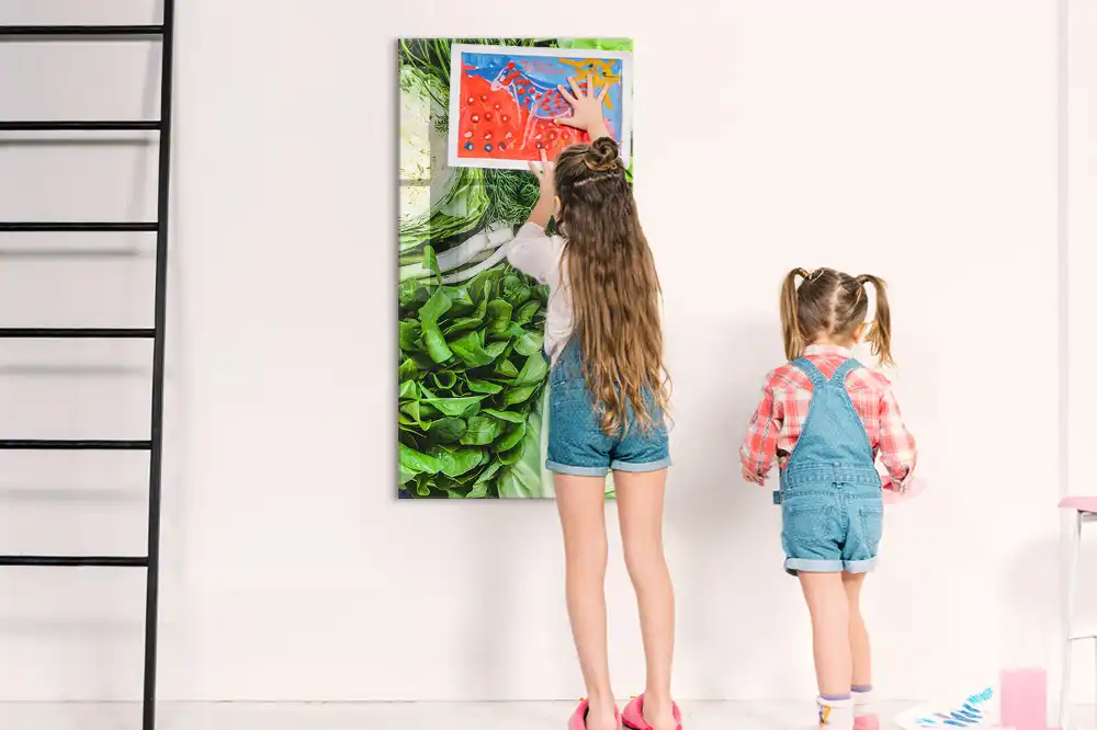 Tableau magnétique mural laitue fraîche