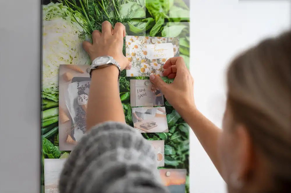 Tableau magnétique mural laitue fraîche