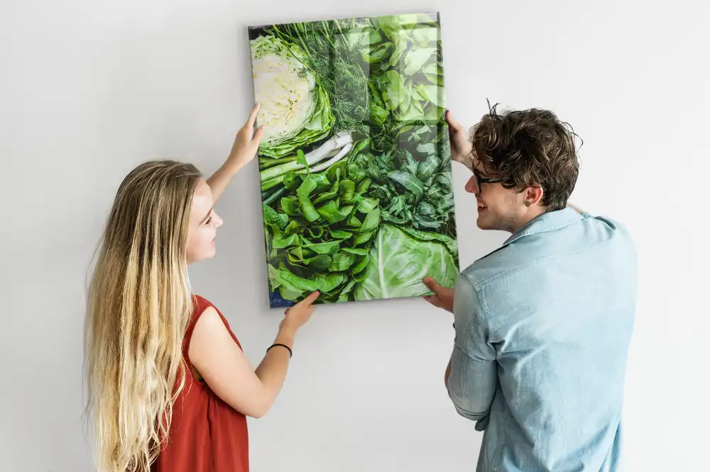 Tableau magnétique mural laitue fraîche