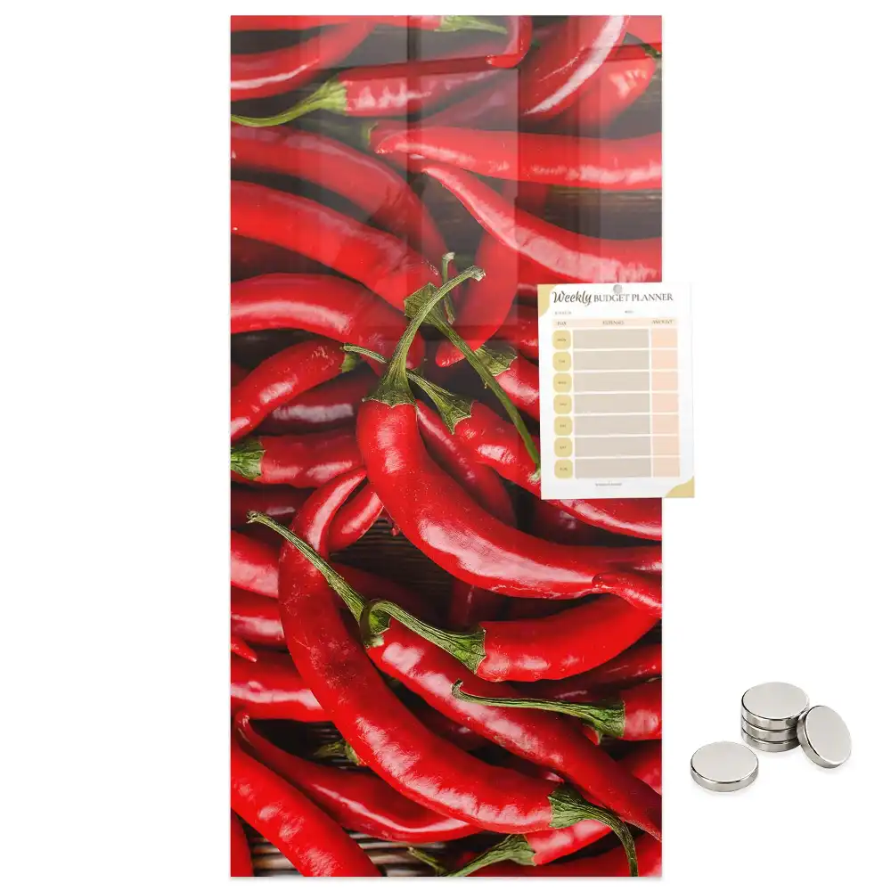 Tableau mural magnétique motif piment