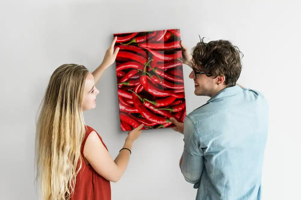 Tableau mural magnétique motif piment