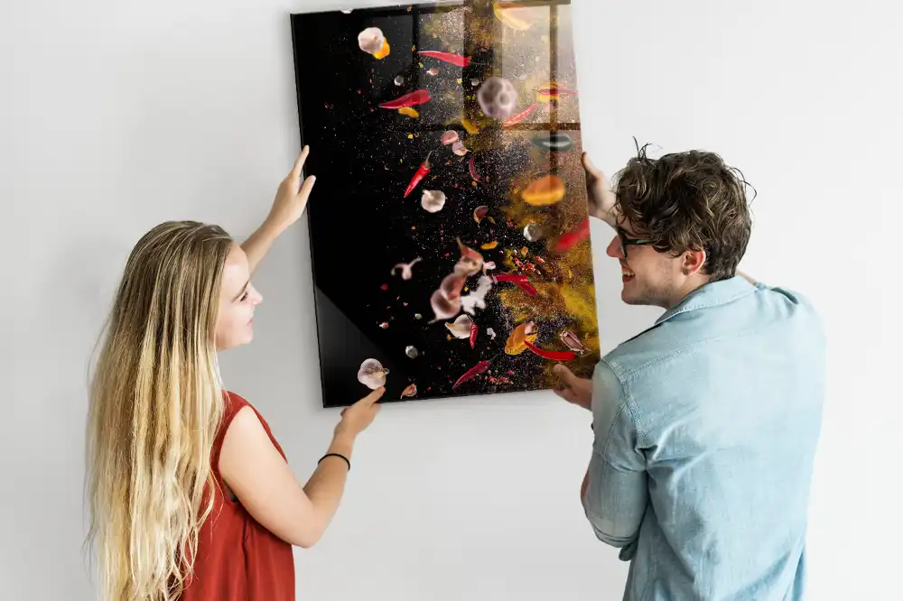 Tableau magnétique Une explosion de saveurs