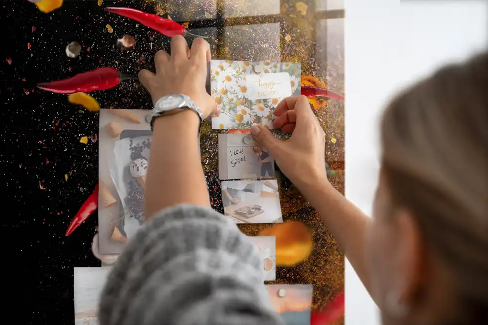 Tableau magnétique Une explosion de saveurs