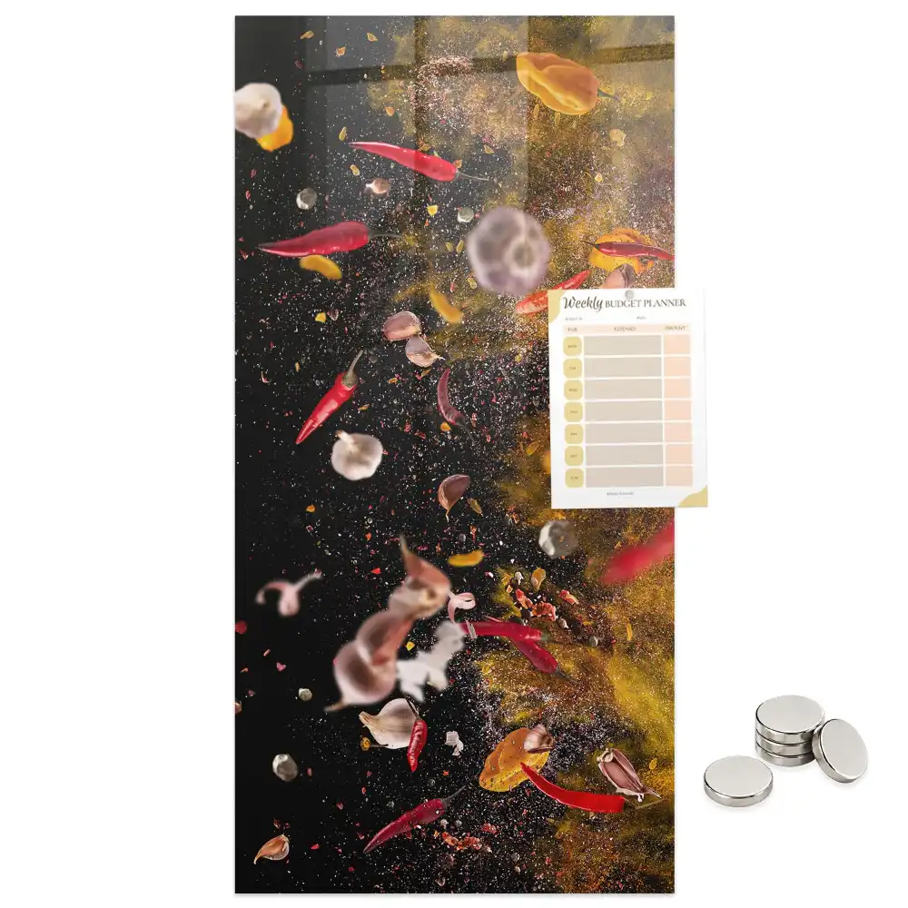 Tableau magnétique Une explosion de saveurs