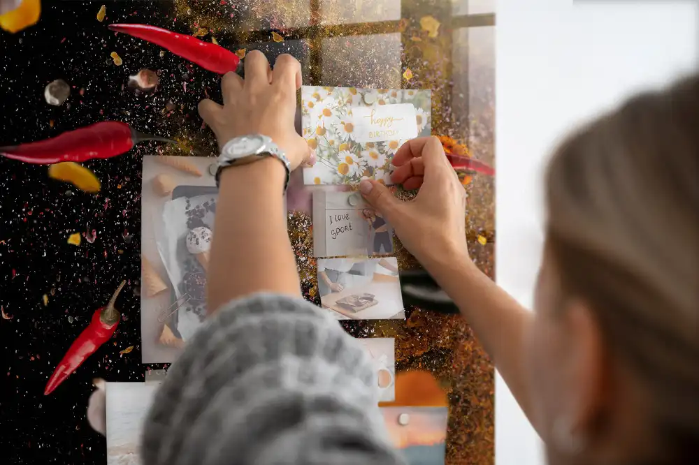 Tableau magnétique Une explosion de saveurs