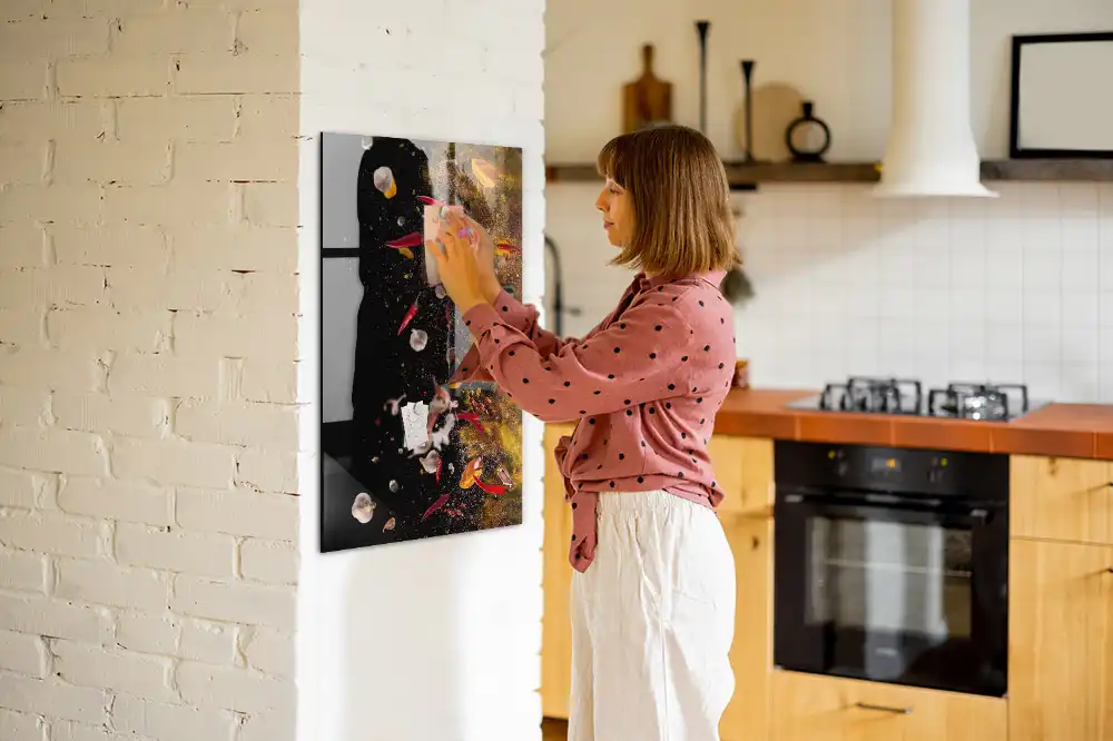 Tableau magnétique Une explosion de saveurs