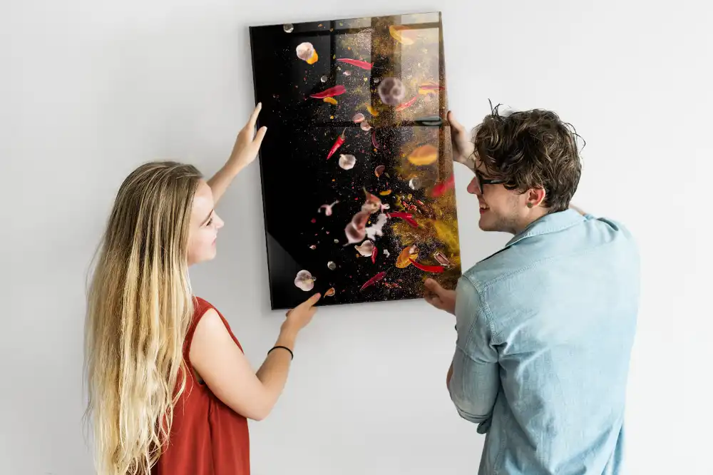Tableau magnétique Une explosion de saveurs