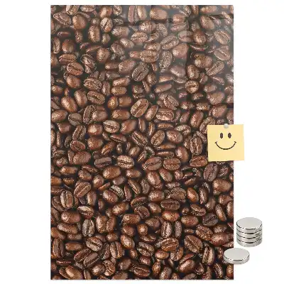 Tableau magnétique mural café en grains