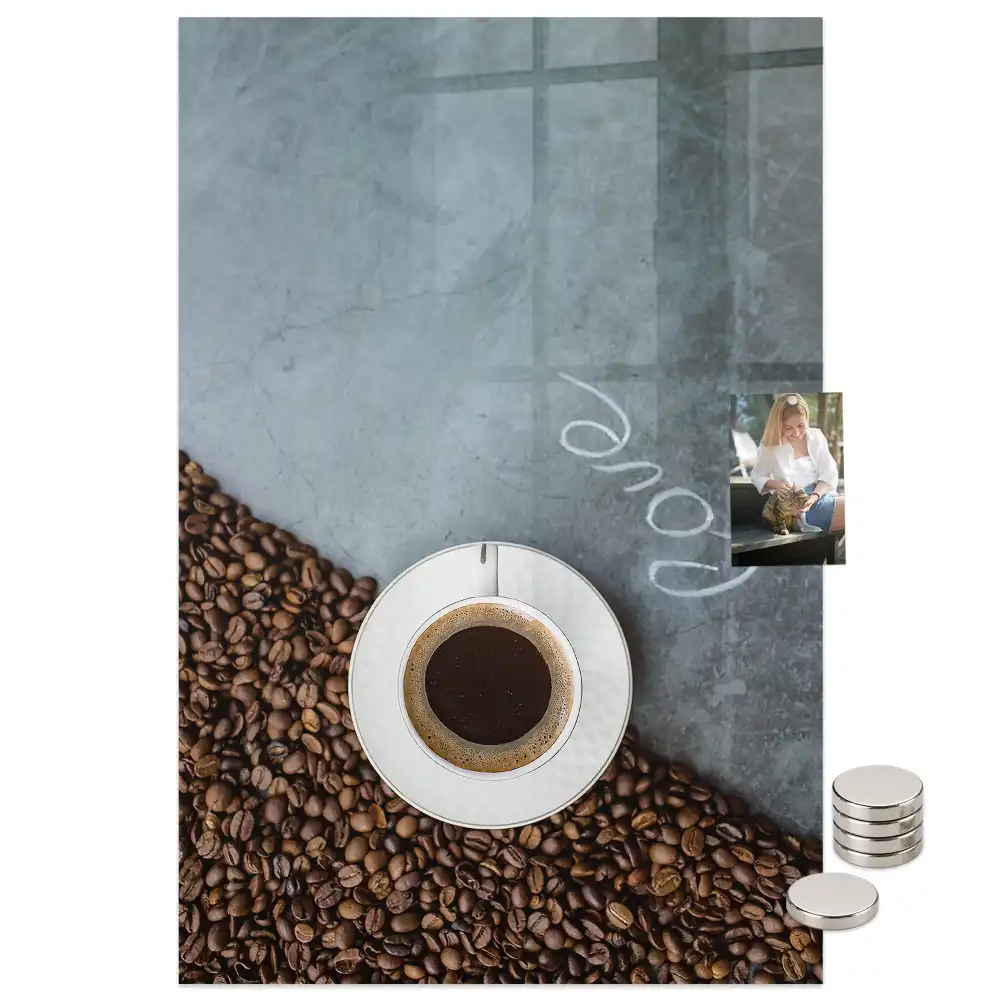 Tableau magnétique motif une tasse de café