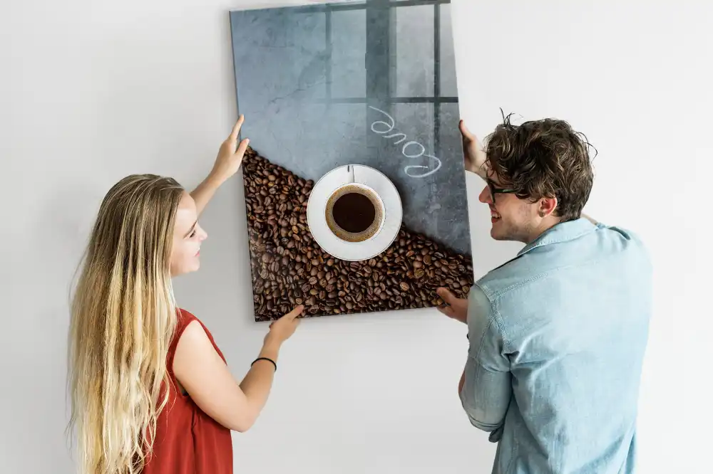 Tableau magnétique motif une tasse de café