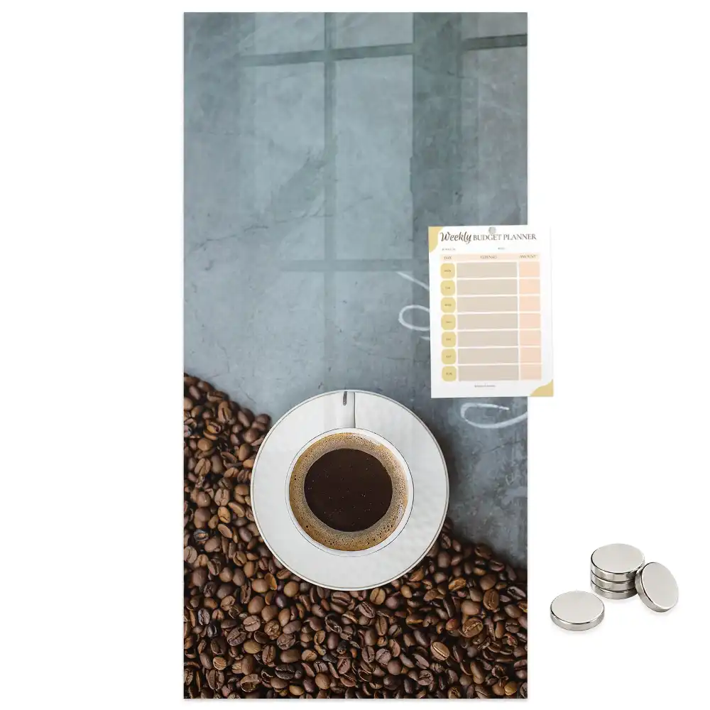 Tableau magnétique motif une tasse de café