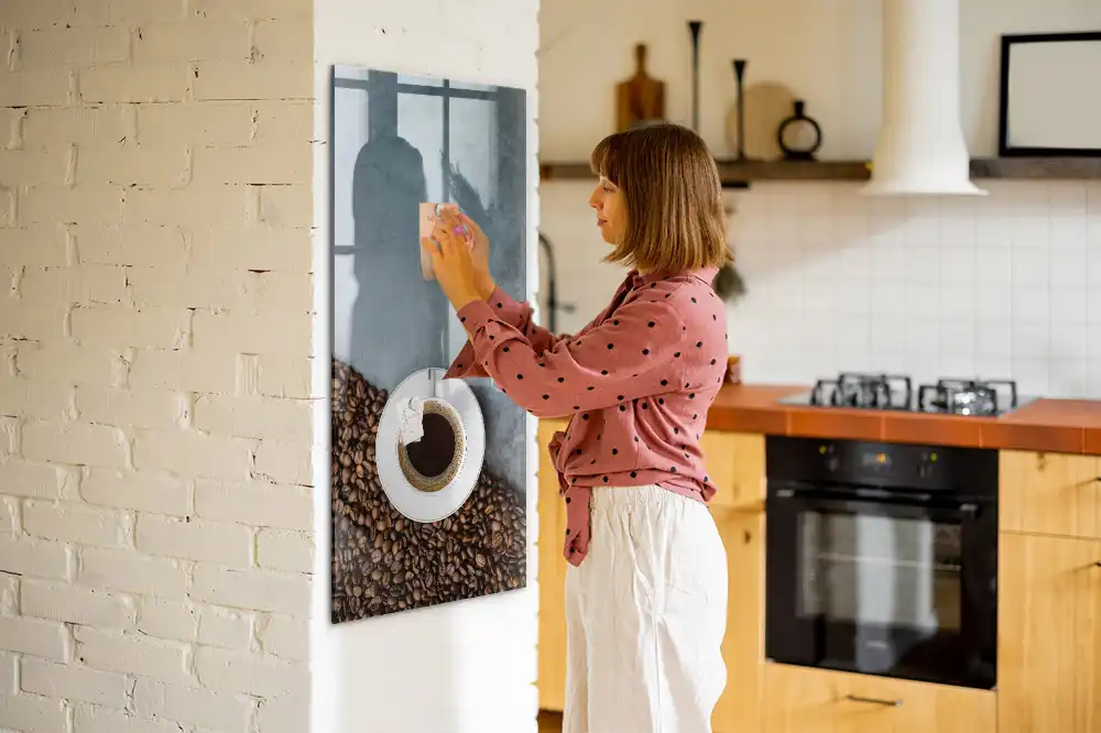Tableau magnétique motif une tasse de café