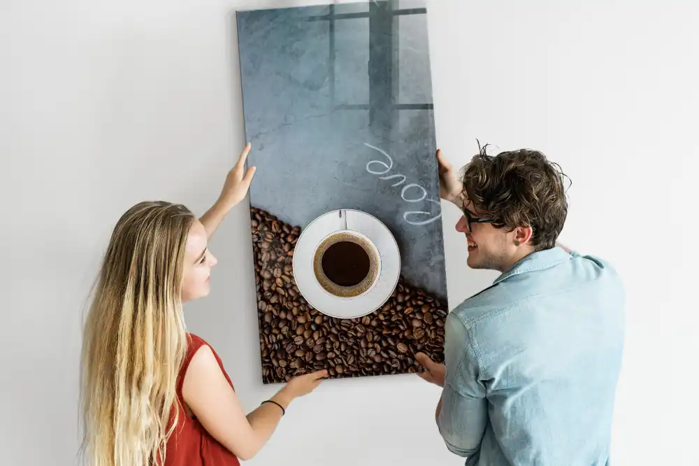 Tableau magnétique motif une tasse de café