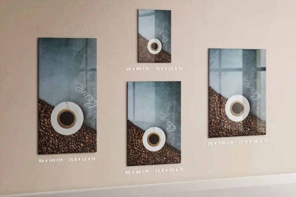 Tableau magnétique motif une tasse de café