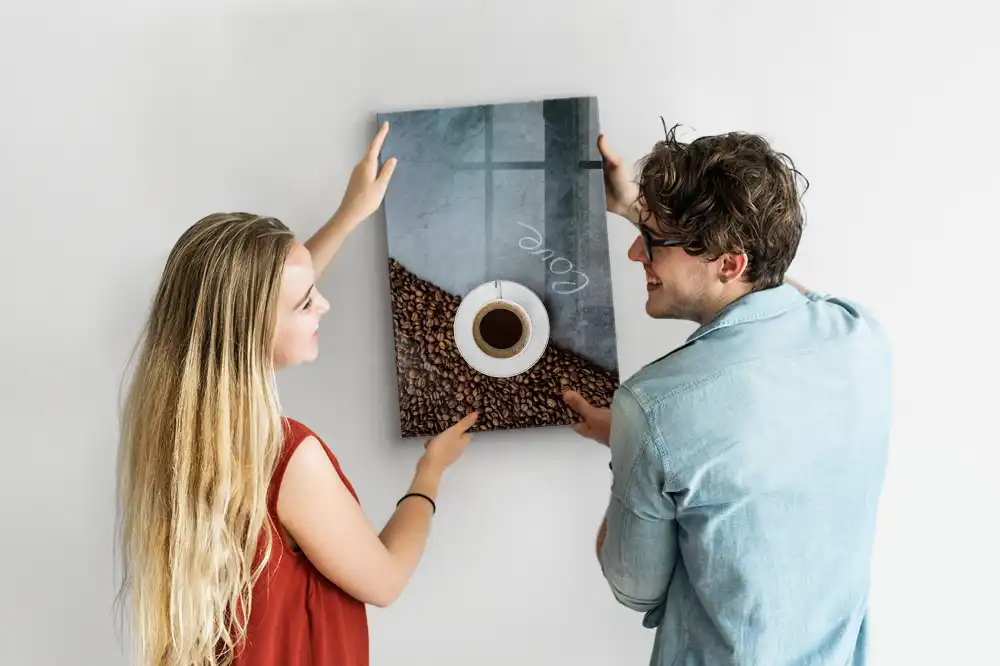 Tableau magnétique motif une tasse de café