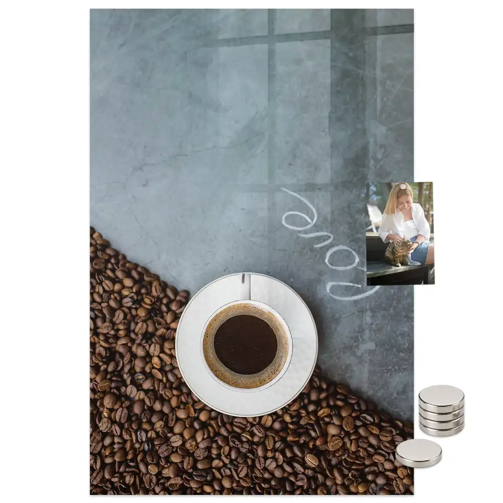 Tableau magnétique motif une tasse de café