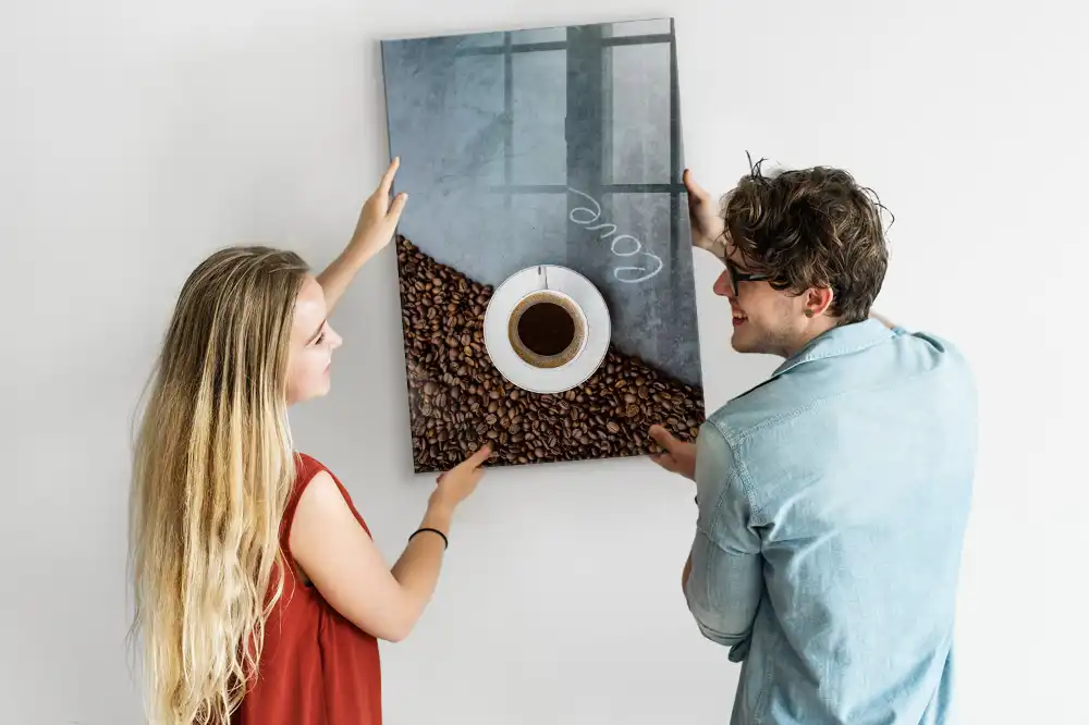 Tableau magnétique motif une tasse de café